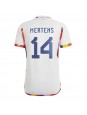 Belgia Dries Mertens #14 Vieraspaita MM-kisat 2022 Lyhythihainen
